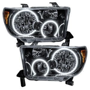Toyota Tundra Headlight Assemblies - ORACLE Lighting - ColorSHIFT with BC1 Controller - Black Housing - `07-`13